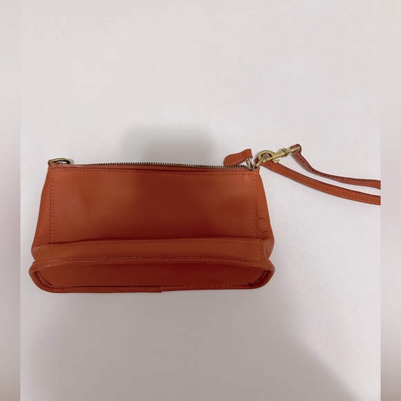 Coach Handbags - Orange Coach wristlet